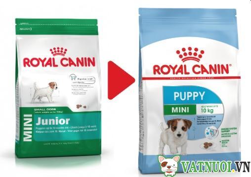 thức ăn cho chó giống nhỏ royal canin mini puppy