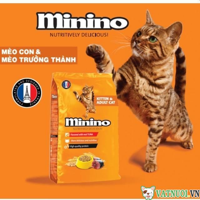 thức ăn cho mèo minino