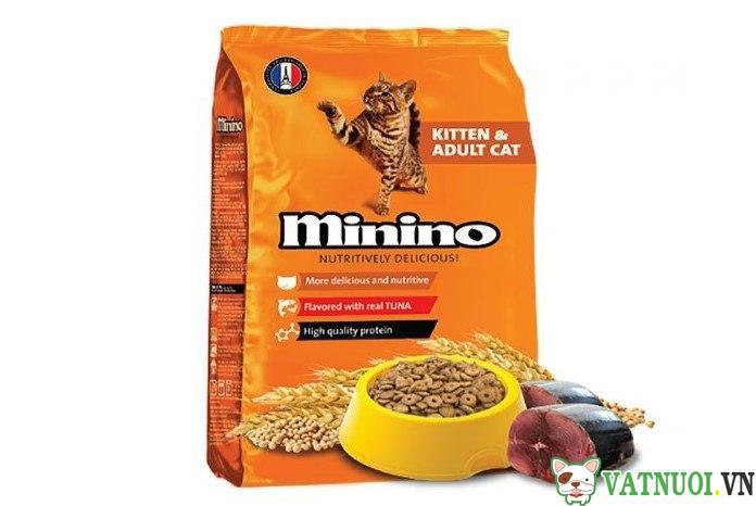 thức ăn hạt khô cho mèo minino