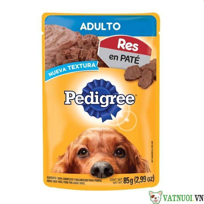 thức ăn pedigree cho chó dạng pate ướt