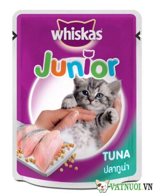 pate cho mèo con whiskas junior