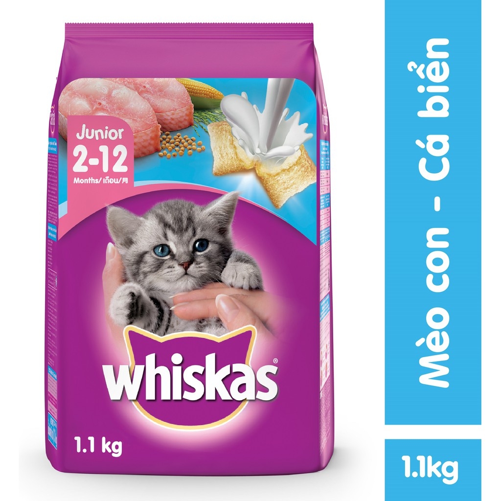 Thức ăn hạt khô cho mèo nhỏ Whiskas Junior Puppy Pet Shop