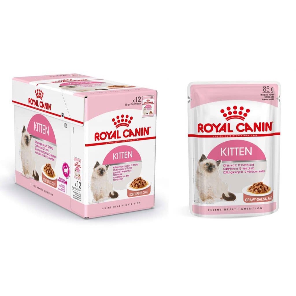 Pate ROYAL CANIN KITTEN Mèo con [Gravy] 85g (12 gói)